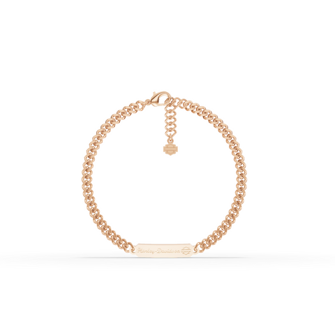 Curb Chain Bracelet with Adjustable Extension Chain