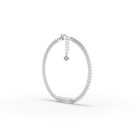 Curb Chain Bracelet with Adjustable Extension Chain