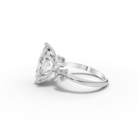 2.23 Ct Marquise Nature-Inspired Engagement Ring