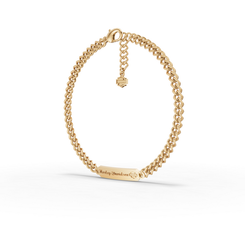 Curb Chain Bracelet with Adjustable Extension Chain