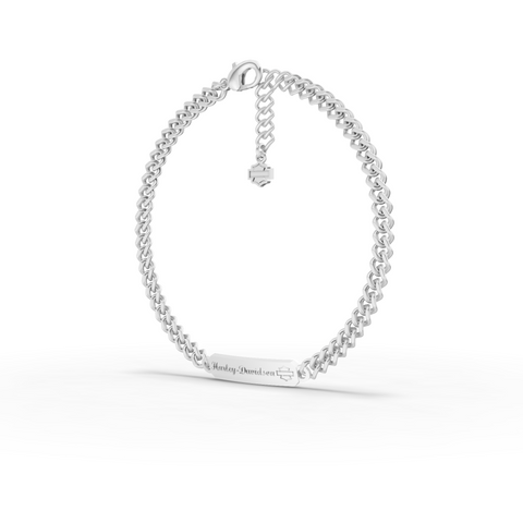 Curb Chain Bracelet with Adjustable Extension Chain