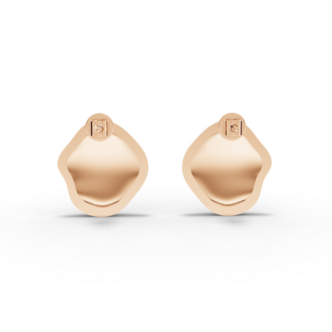 Organic Wave Stud Earrings