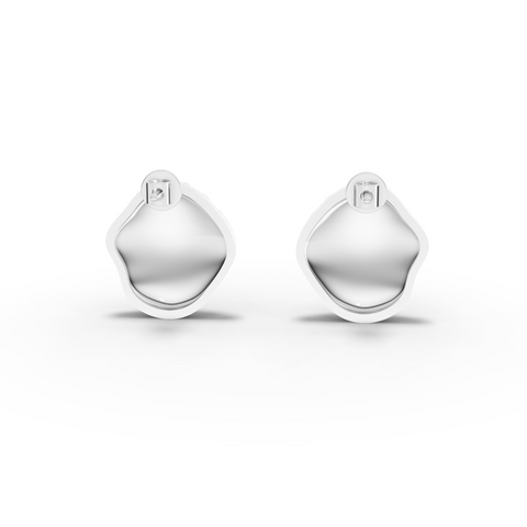Organic Wave Stud Earrings