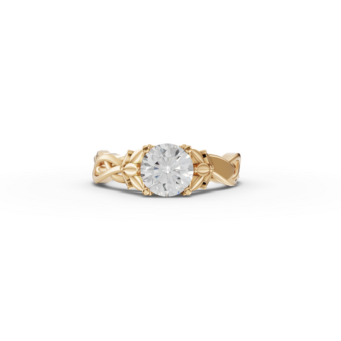 1.50 Ct Infinity Knot Lab Grown Diamond Engagement Ring