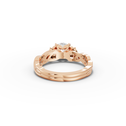 1.50 Ct Infinity Knot Lab Grown Diamond Engagement Ring