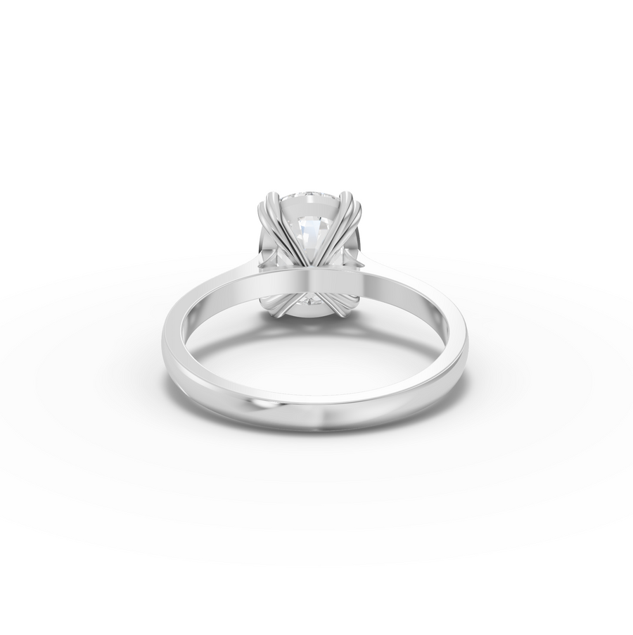 3.00 Ct Cushion Lab Grown Diamond Engagement Ring