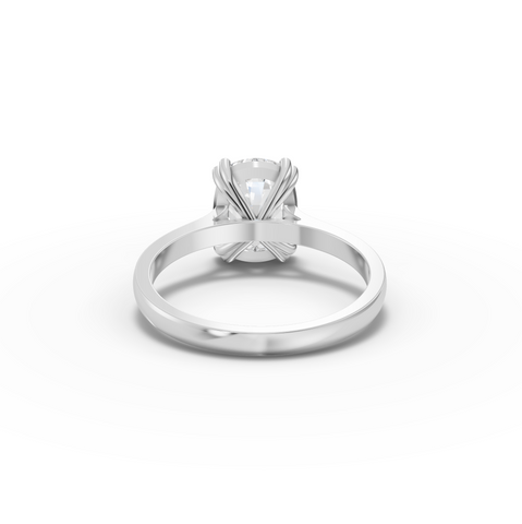 3.00 Ct Cushion Lab Grown Diamond Engagement Ring