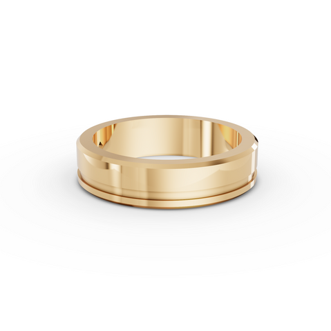 0.05 Ct Princess Flush Set Lab Diamond Wedding Band