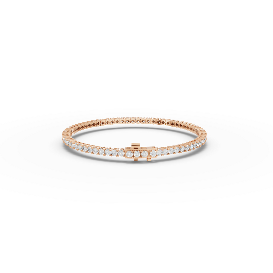 4.00 Ct Apx Round Tennis Bracelet Diamond