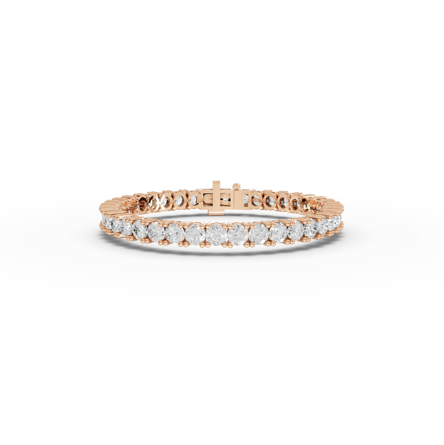 10.00 Ct Apx Round Tennis Bracelet Diamond