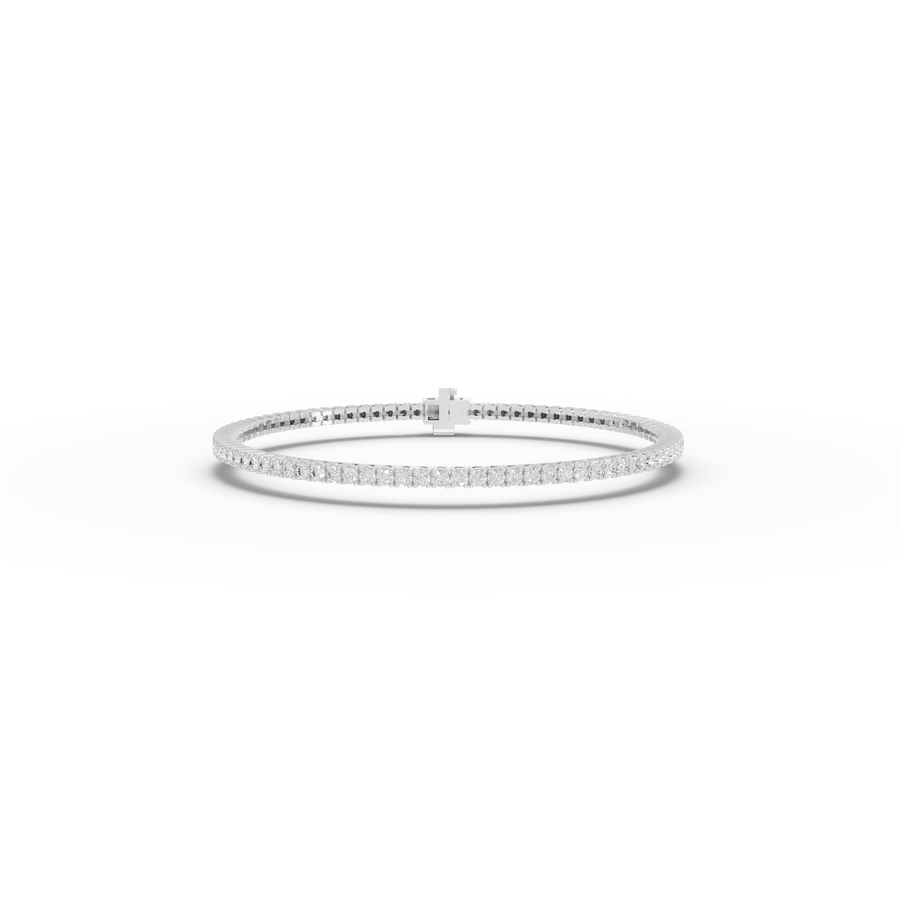 2.00 Ct Apx Round Tennis Bracelet Diamond