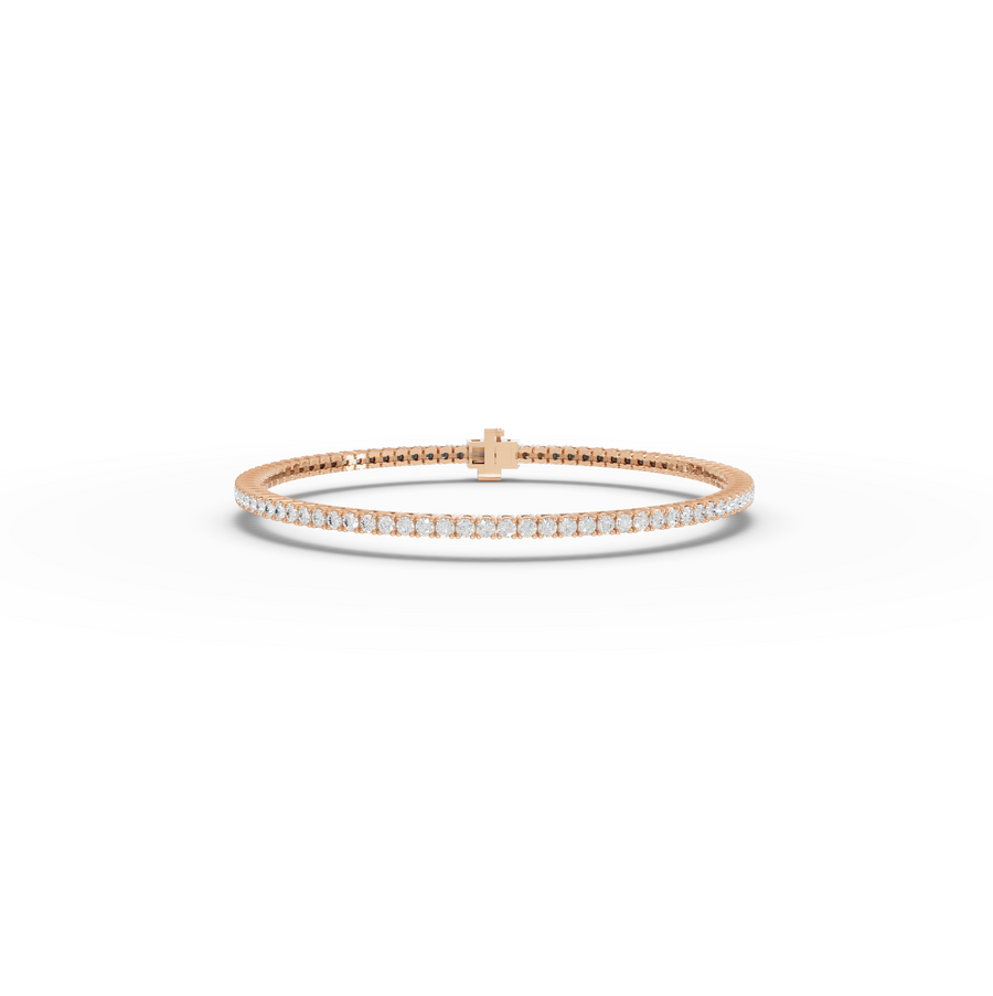 2.00 Ct Apx Round Tennis Bracelet Diamond