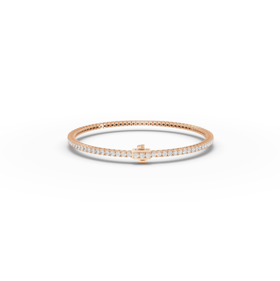 2.00 Ct Apx Round Tennis Bracelet Diamond