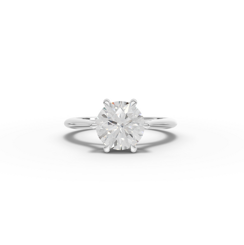1.50 Ct Round Six-Prong Solitaire Engagement Ring