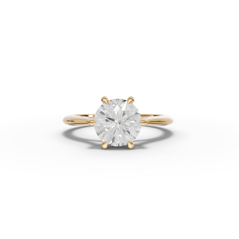 1.50 Ct Round Six-Prong Solitaire Engagement Ring