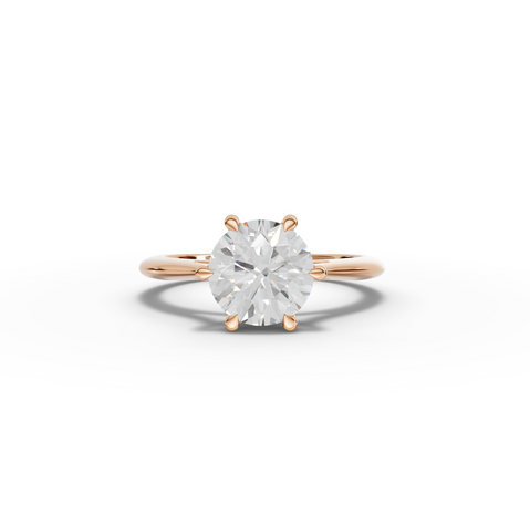 1.50 Ct Round Six-Prong Solitaire Engagement Ring