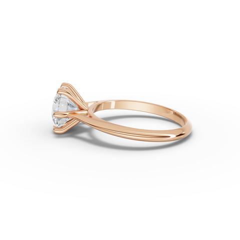 1.50 Ct Round Six-Prong Solitaire Engagement Ring