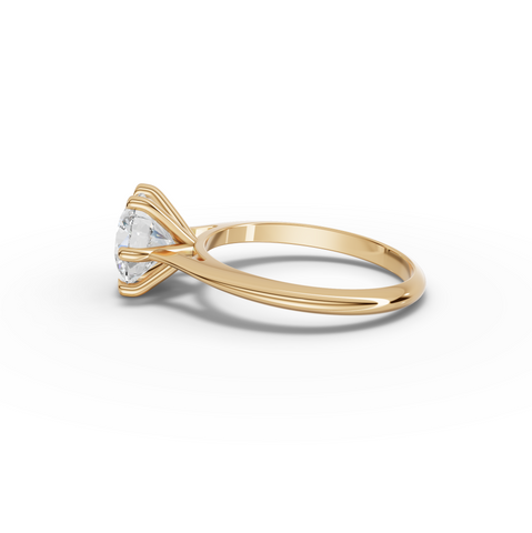 1.50 Ct Round Six-Prong Solitaire Engagement Ring