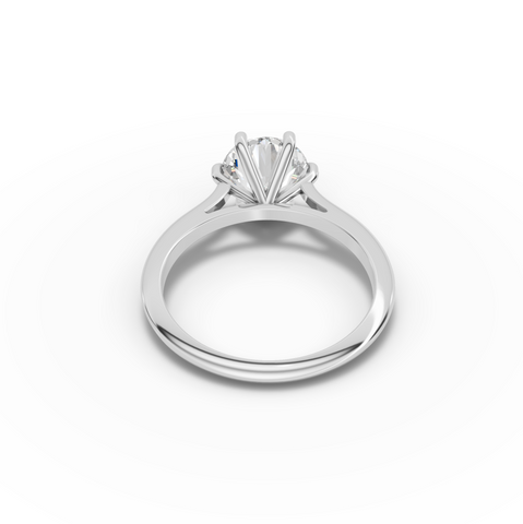 1.50 Ct Round Six-Prong Solitaire Engagement Ring