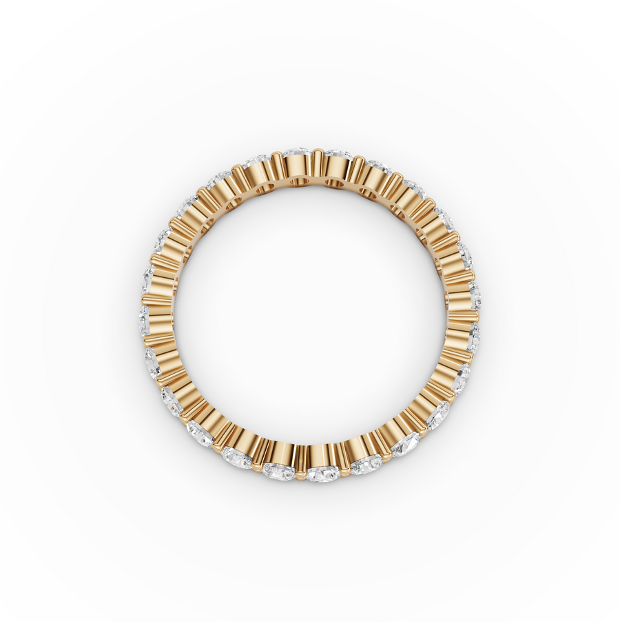 1.41 CT Round Shared Prong Full Eternity Ring