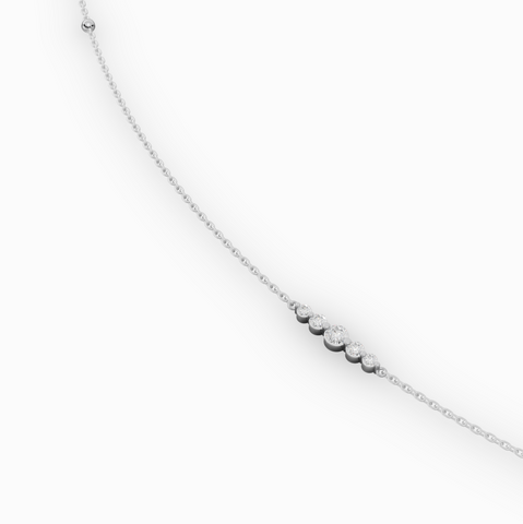 0.57 CT Five-Stone Lab Diamond Belly Chain