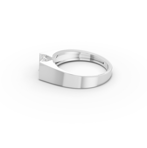 1.00 CT Princess Tension-Set Lab Diamond Men’s Ring