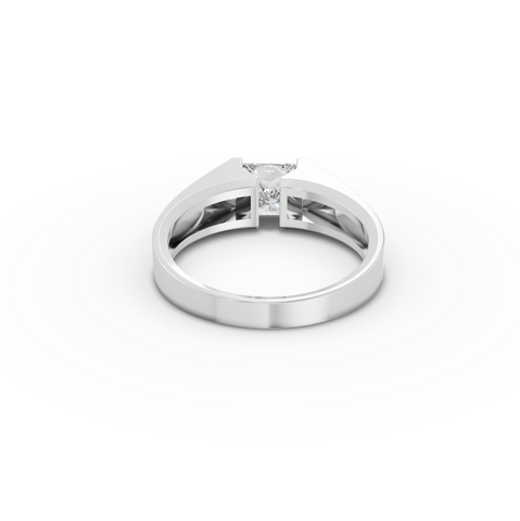 1.00 CT Princess Tension-Set Lab Diamond Men’s Ring