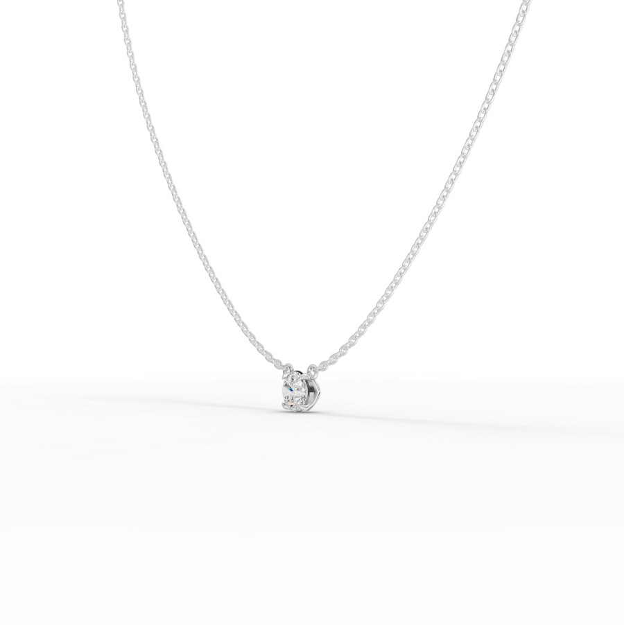 1.00 Ct Round Solitaire Pendant