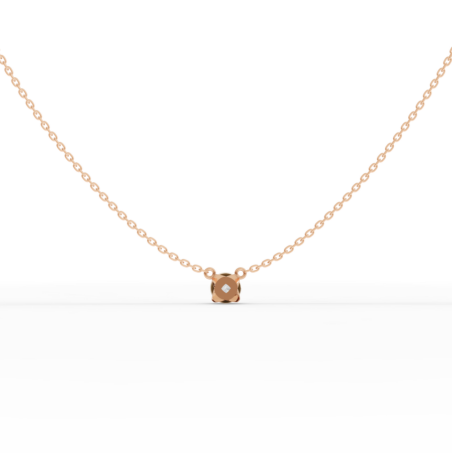 1.00 Ct Round Solitaire Pendant