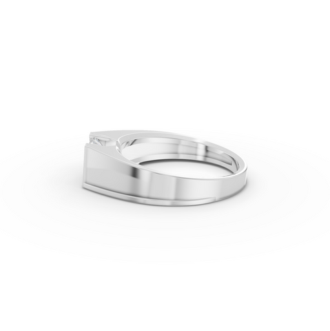 1.00 CT Princess Solitaire Lab Diamond Men’s Ring