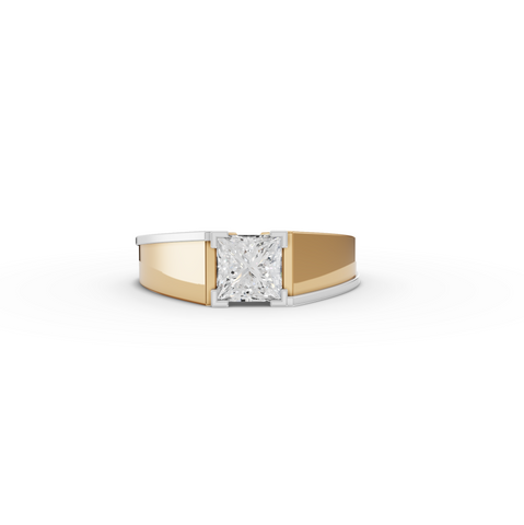 1.00 CT Princess Prong Lab Diamond Men’s Ring