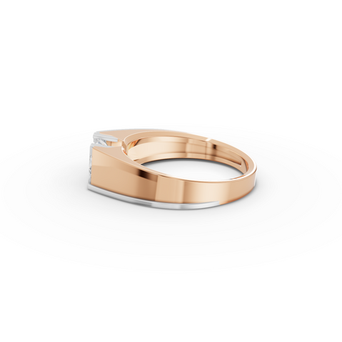 1.00 CT Princess Prong Lab Diamond Men’s Ring