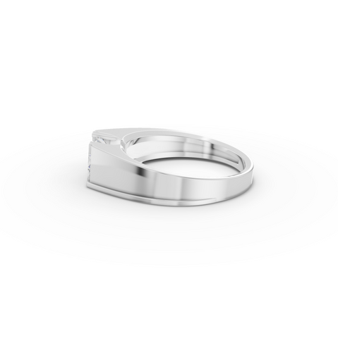 1.00 CT Princess Prong Lab Diamond Men’s Ring