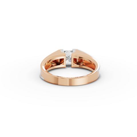 1.00 CT Princess Prong Lab Diamond Men’s Ring