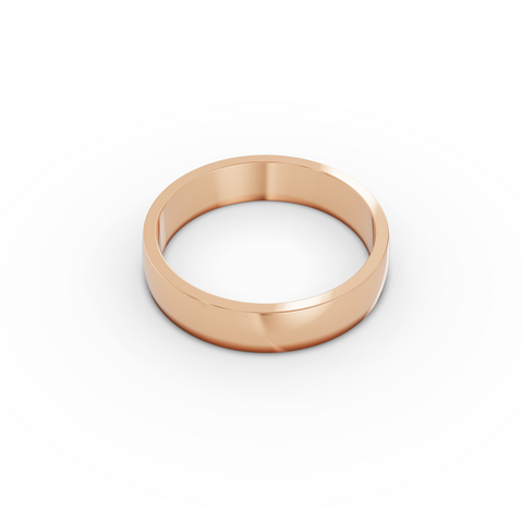 Classic Polished Men’s Gold Band