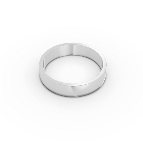 Classic Polished Men’s Gold Band