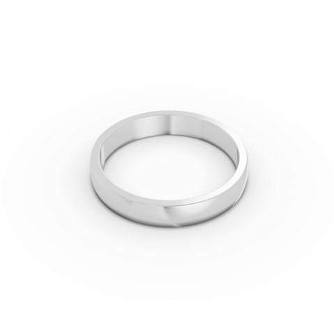 Classic Polished Gold Wedding Band for Men
