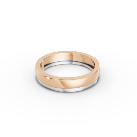 Two-Tone Classic Gold Band