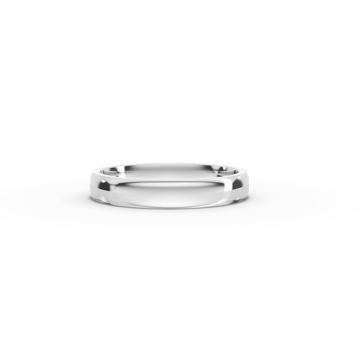 Classic Slim Domed Women's Wedding Band