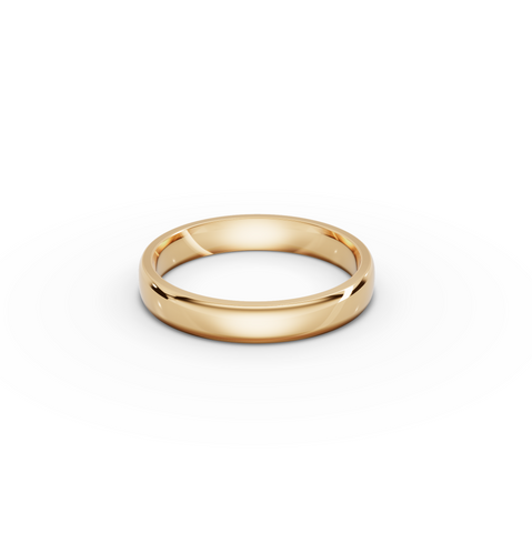 Classic Slim Domed Women's Wedding Band