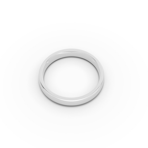 Classic Slim Domed Women's Wedding Band