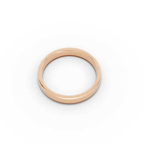 Classic Slim Domed Women's Wedding Band