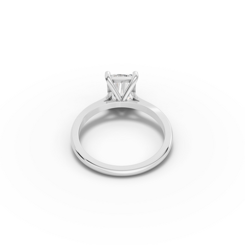 2.00 CT Radiant Solitaire Lab Diamond Engagement Ring