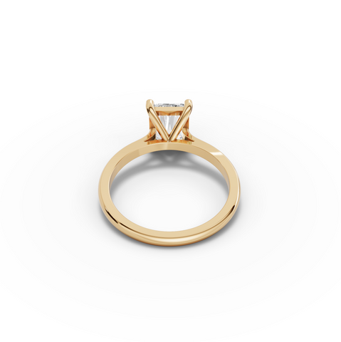 2.00 CT Radiant Solitaire Lab Diamond Engagement Ring