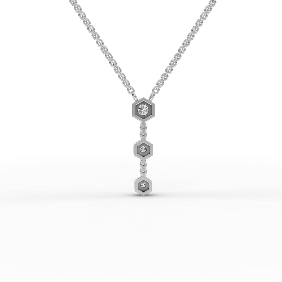 1.67 Ct Round Hexagon Lab Diamond Set