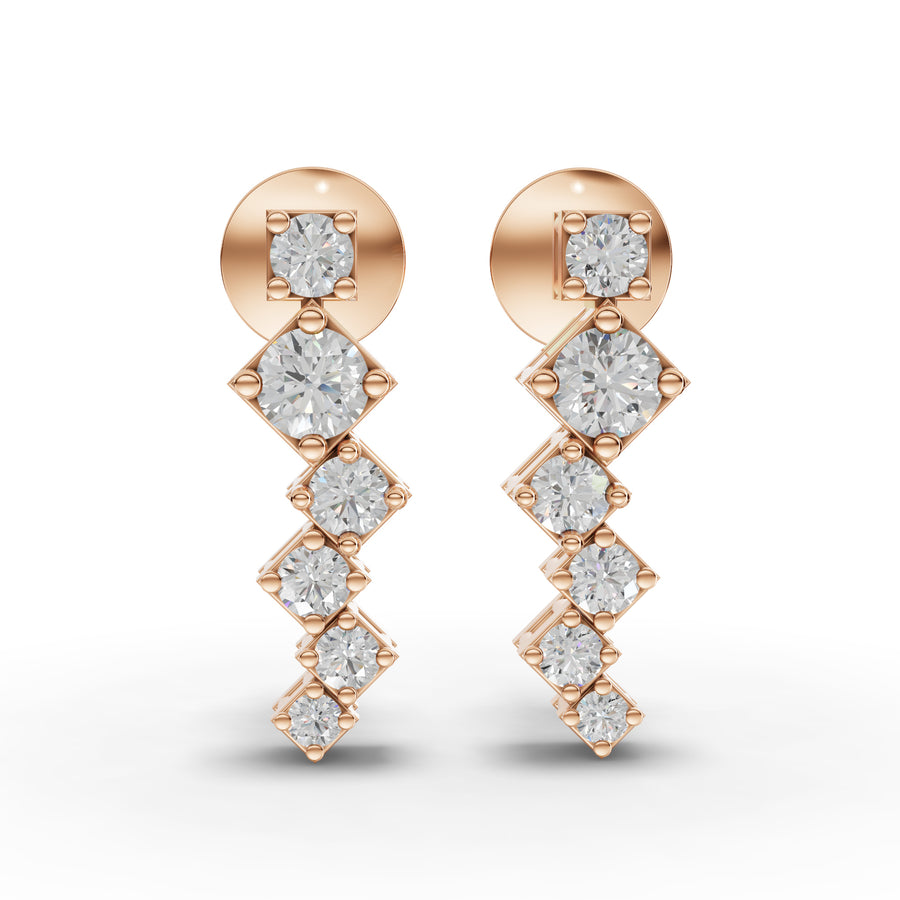 1.04 Ct Round Eternity Lab Diamond Set