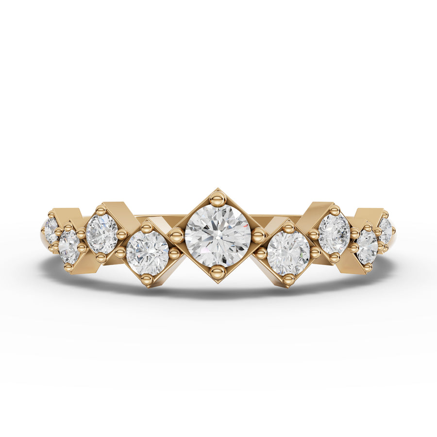 0.30 Ct Round Lab Diamond Eternity Ring