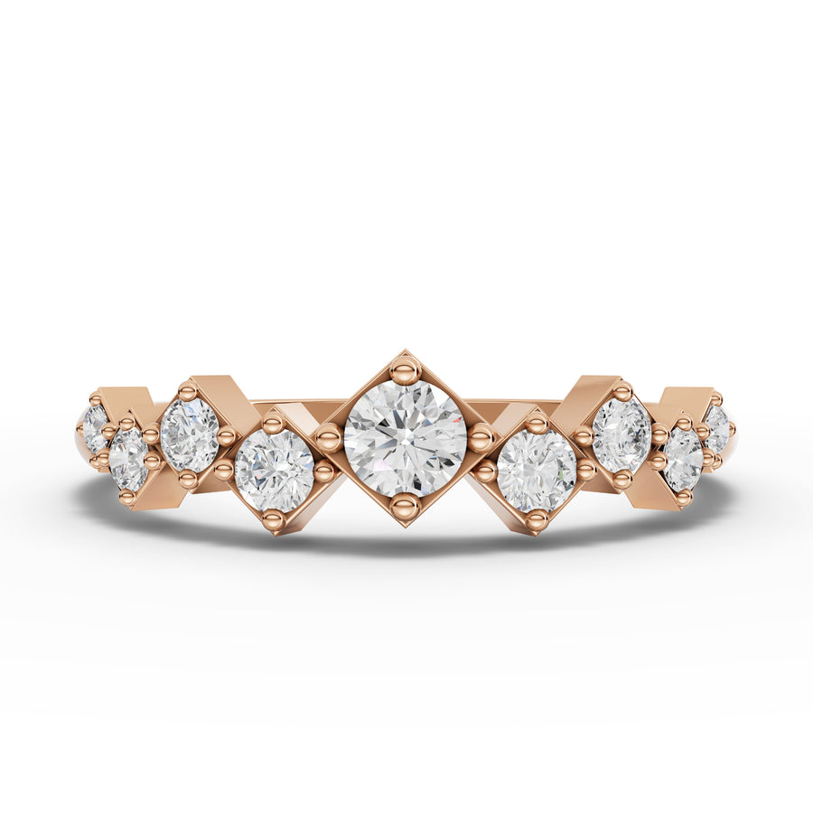 0.30 Ct Round Lab Diamond Eternity Ring