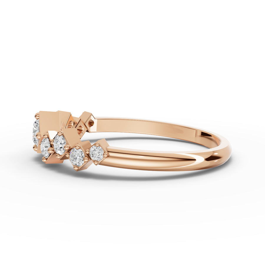 0.30 Ct Round Lab Diamond Eternity Ring