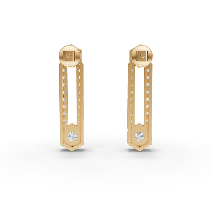 2.19 Ct Hexagon Roun Lab Diamond Set